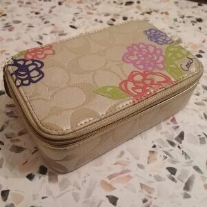 Coach Floral Monogram Jewelry Box